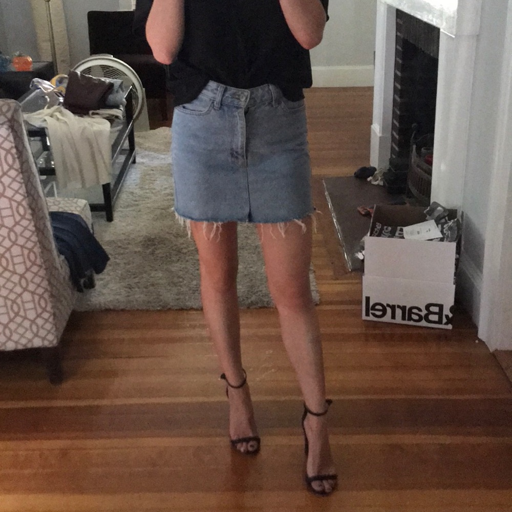 Jean skirt